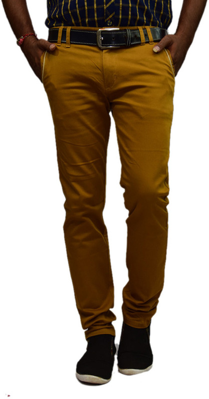 British Terminal Slim Fit Men Brown Trousers RS.2699 (68.00% Off) - Flipkart
