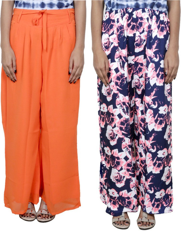 Tullis Regular Fit Women Orange, Blue, Pink Trousers