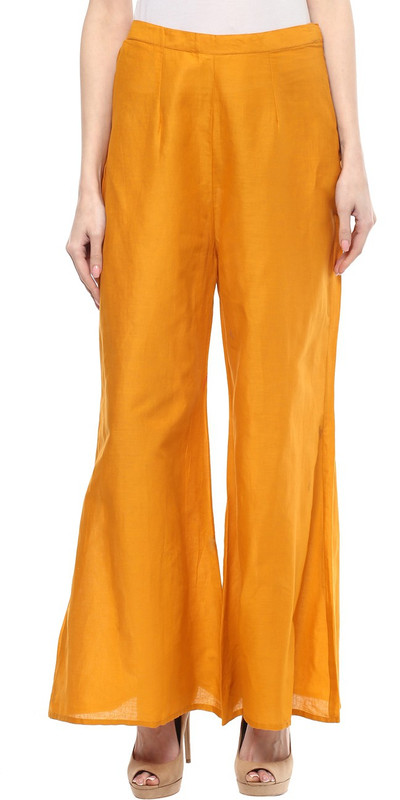 Gerua Regular Fit Women Orange Trousers Gerua Regular Fit Women Orange Trousers