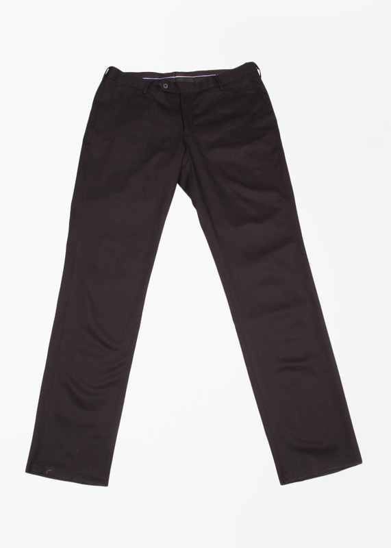 John Players Slim Fit Men Black Trousers