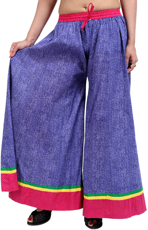 Rajrang Slim Fit Women Blue Trousers