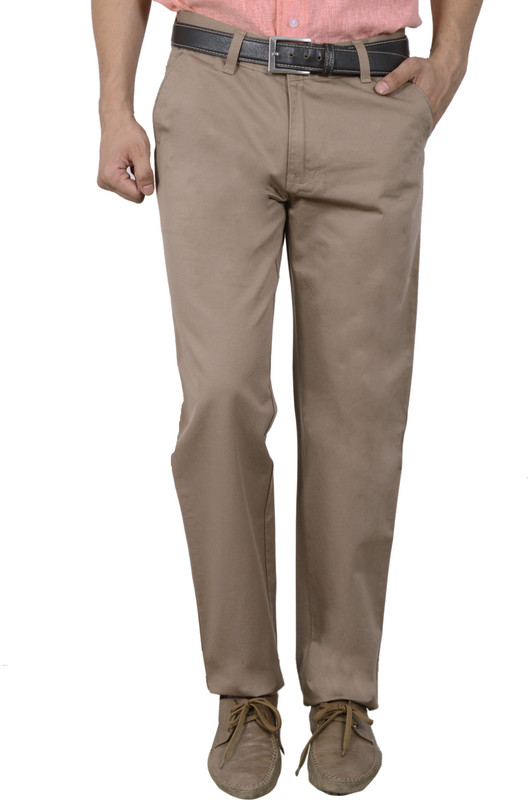Studio Nexx Regular Fit Men Beige Trousers