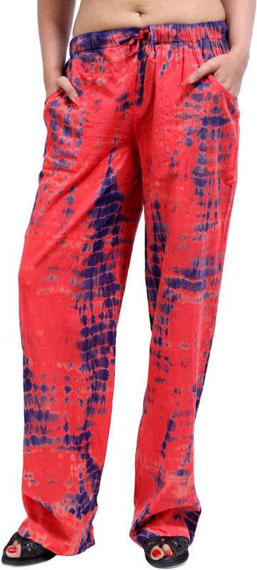 Rajrang Slim Fit Women Red Trousers