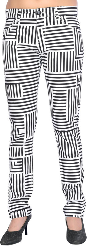 Thinc Lycra twill pant Slim Fit Women Multicolor Trousers