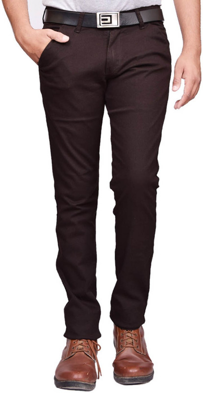 British Terminal Slim Fit Mens Brown Trousers RS.2899 (70.00% Off) - Flipkart