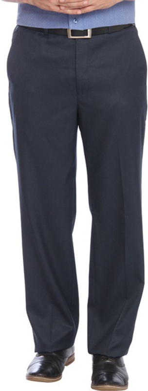 Park Avenue Slim Fit Men Blue Trousers