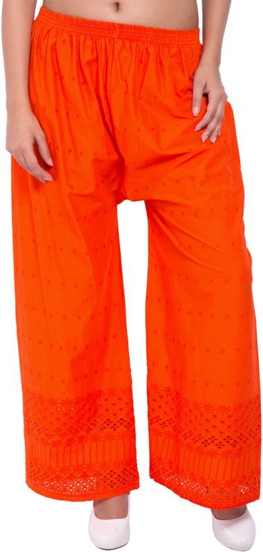diva boutique Regular Fit Women Orange Trousers