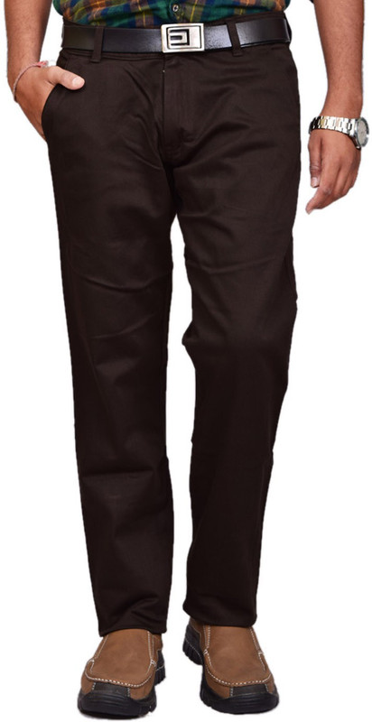 British Terminal Slim Fit Mens Brown Trousers RS.2999 (68.00% Off) - Flipkart