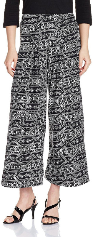 Atayant Regular Fit Women Black, Grey Trousers