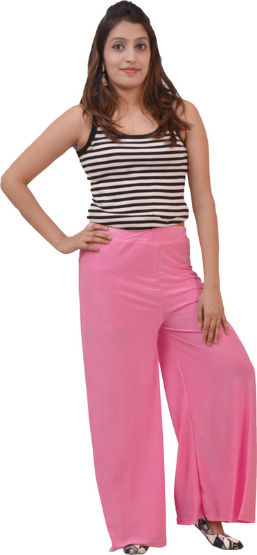 Ace Regular Fit Women Pink Trousers