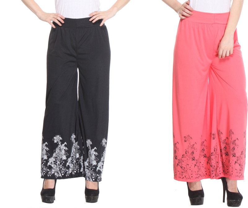 Smexy Regular Fit Women Black, Pink Trousers
