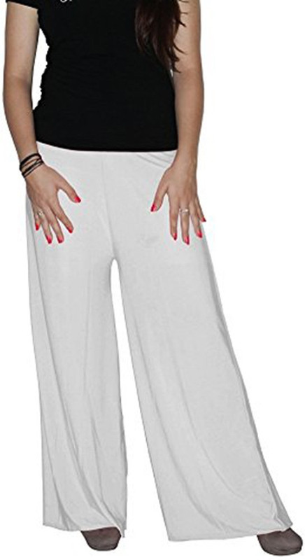 Ace Regular Fit Women White Trousers