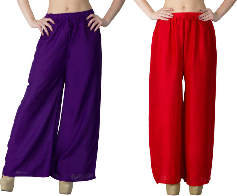 Smexy Regular Fit Women Purple, Red Trousers