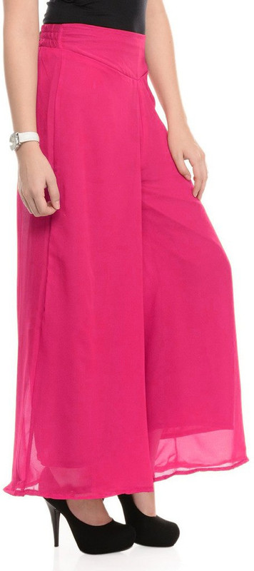 Esszee Flared Women Pink Trousers