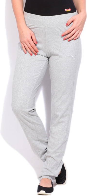 Puma Regular Fit Women Grey Trousers