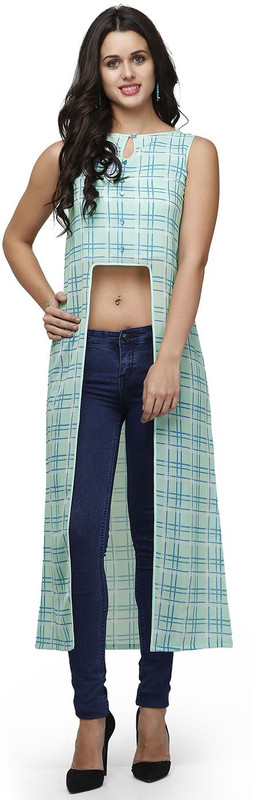 Ojjasvi Checkered Women Tunic