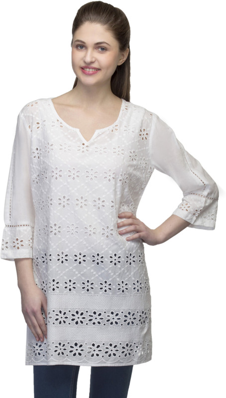 One Femme Embroidered Women Tunic