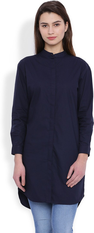 Tokyo Talkies Solid Women Tunic