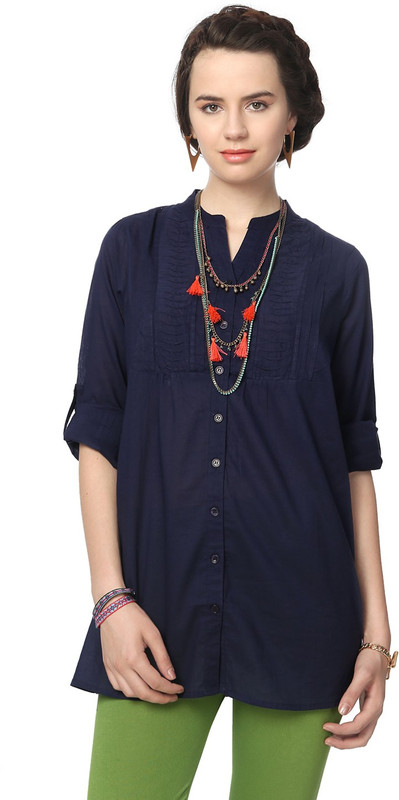 People Solid Women Tunic