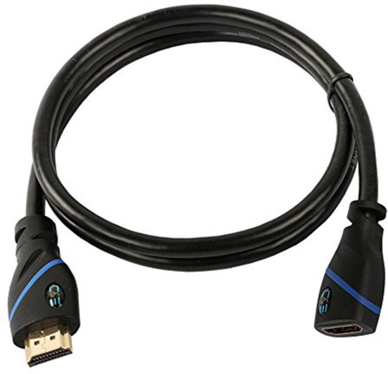 C&E  TV-out Cable High Speed HDMI Extension Male to Female 6 Feet, 2 Pack(Black, For Xbox, 1.8288 m) RS.400 (73.00% Off) - Flipkart