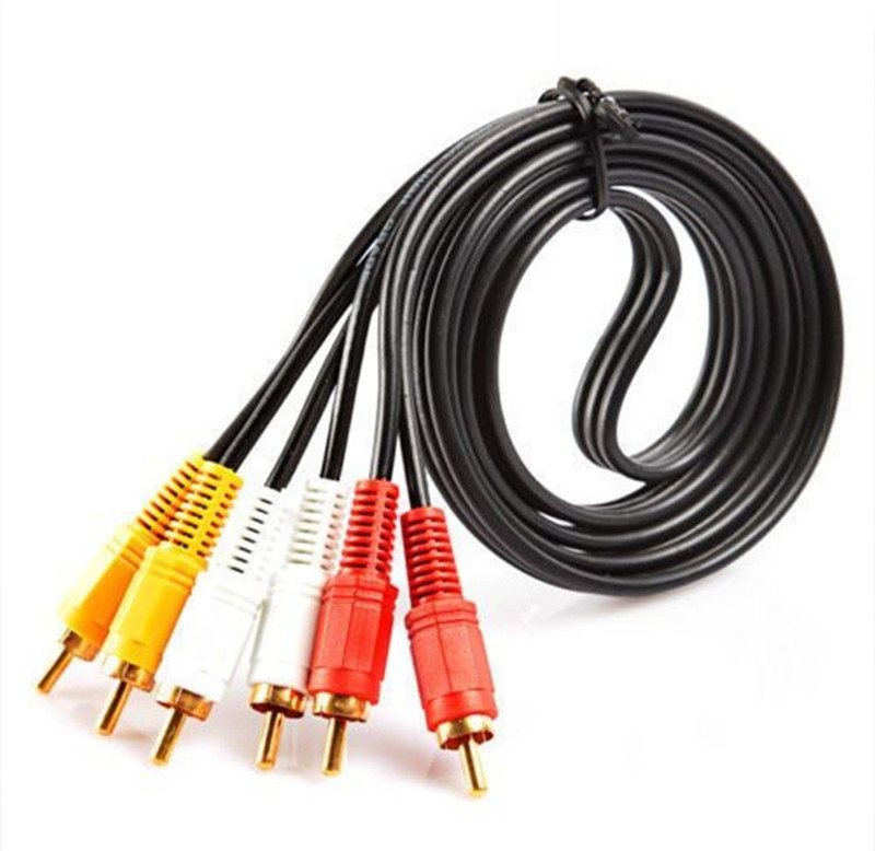 Krown 3 RCA Male to 3 RCA Male 1.5 Meter Cab-MX-733(Black, For Computer, 1.5 m) RS.399 (67.00% Off) - Flipkart