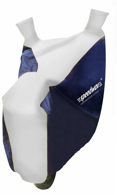 Speedwav Two Wheeler Cover for Suzuki(Access SE, Blue, White)