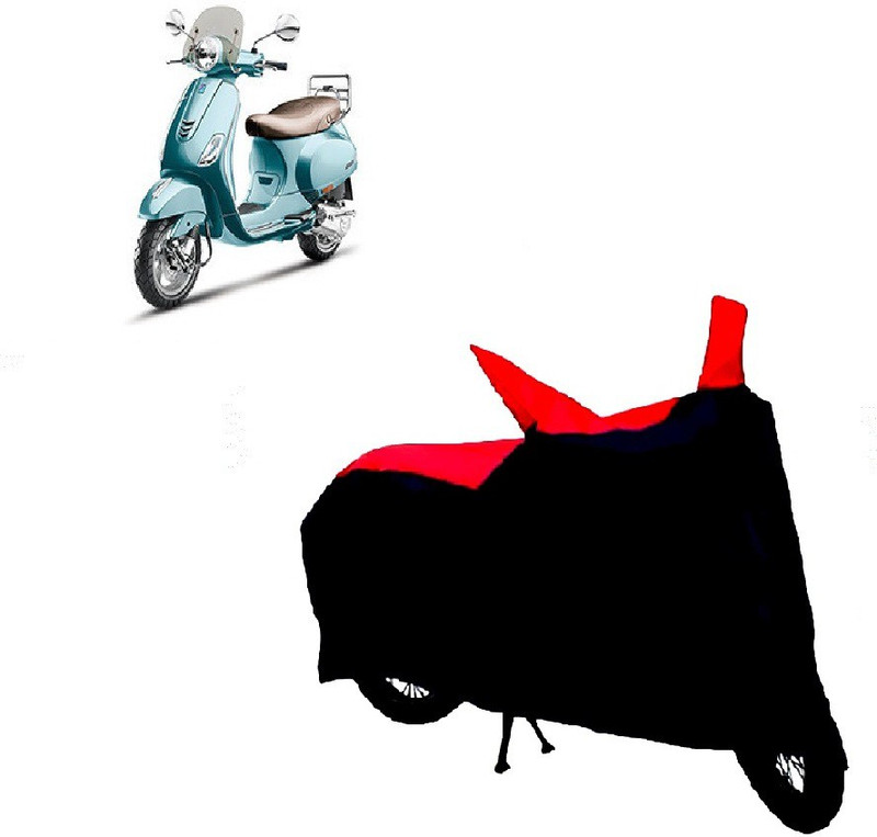 kaaz Two Wheeler Cover for Piaggio(Vespa SXL, Black)