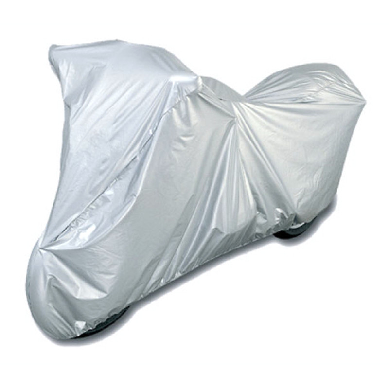 GoldCartz Two Wheeler Cover for Honda(Trigger, Silver)