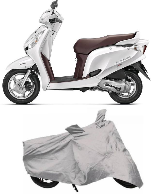 Irontech Two Wheeler Cover for Honda(Aviator, Silver)