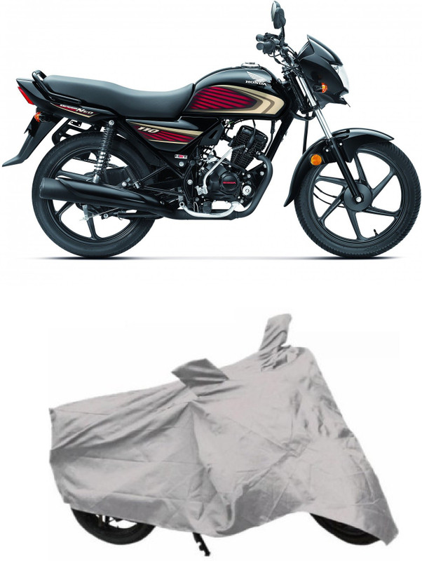 Avix Two Wheeler Cover for Honda(Dream, Silver)