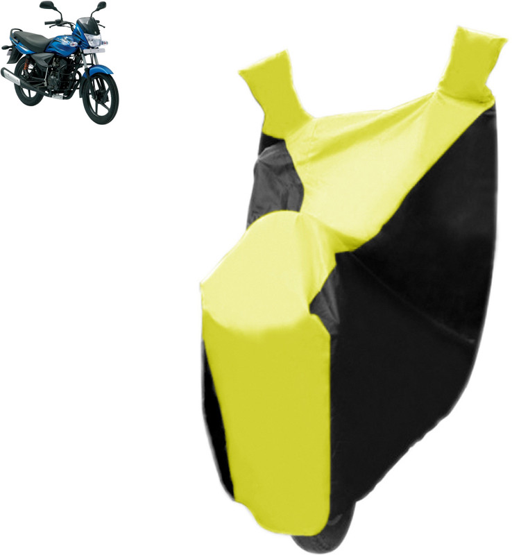 Next Zone Two Wheeler Cover for Bajaj(Platina, Yellow, Black)
