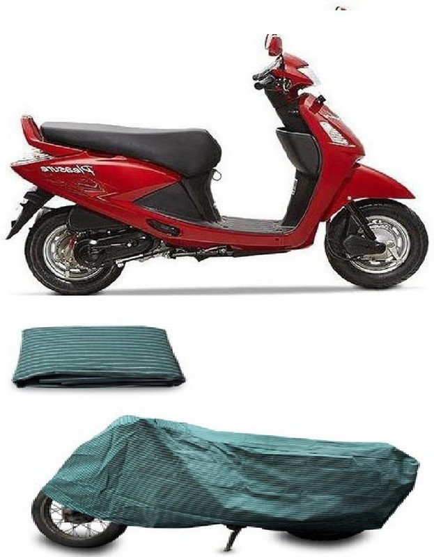 Tatkal Shopping Fun Two Wheeler Cover for Hero(Pleasure, Green)