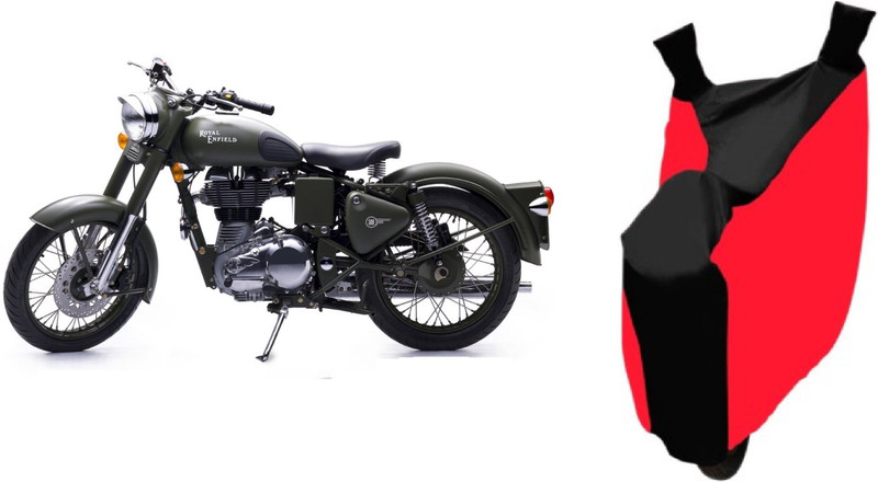 Bombax Two Wheeler Cover for Royal Enfield(Classic 500, Red, Blue) Bombax Two Wheeler Cover for Royal Enfield(Classic 500, Red, Blue)