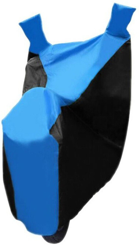 Ak Kart Two Wheeler Cover for Hero(Passion Pro, Blue, Black)