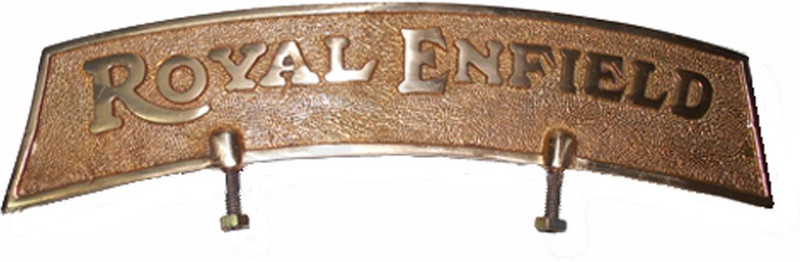 Zadon BRASS MUDGUARD PLATE FOR ROYAL ENFILED Motorcycle Design Sticker(Pack of 1) Zadon BRASS MUDGUARD PLATE FOR ROYAL ENFILED Motorcycle Design Sticker(Pack of 1)