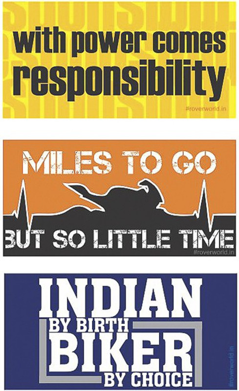 ROVER Motorcycle Tank Sticker(Pack of 3) ROVER Motorcycle Tank Sticker(Pack of 3)