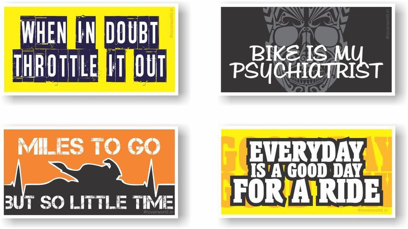 Rover Motorcycle Tank Sticker(Pack of 4) Rover Motorcycle Tank Sticker(Pack of 4)