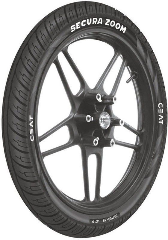 CEAT Secura Zoom+ 80/100-18 Front & Rear Tyre(Dual Sport, Tube Less)