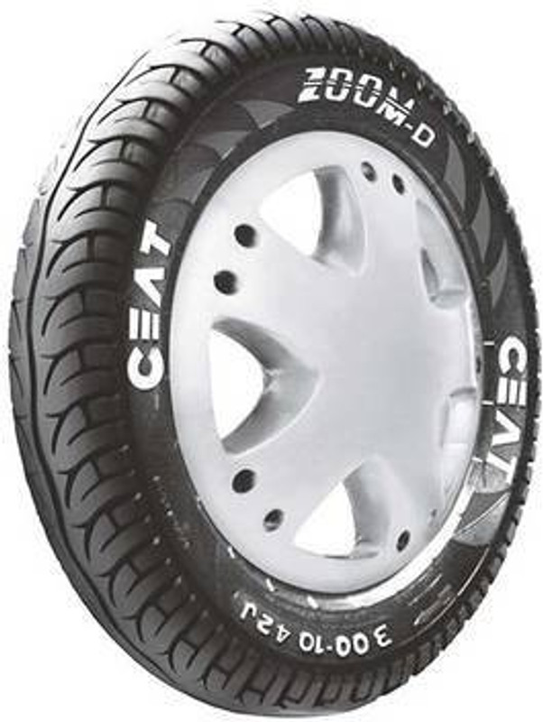 CEAT Zoom D 3.50-10 Front & Rear Tyre(Dual Sport, Tube)