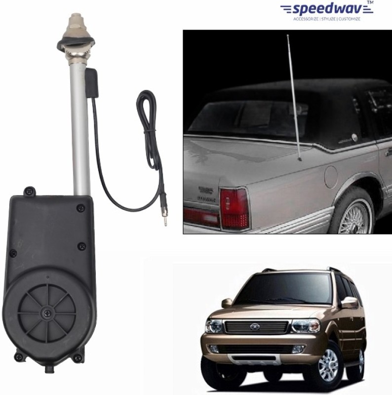 Speedwav Automatic Rollup FM/AM -Tata Safari 3.0L Whip Vehicle Antenna