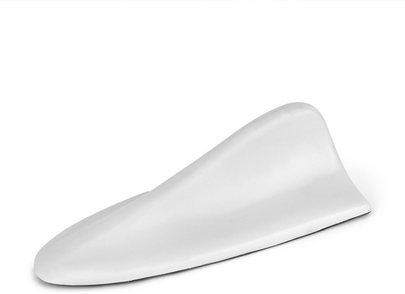 Speedwav 20449 Decorative Fin Shaped - White Whip Vehicle Antenna