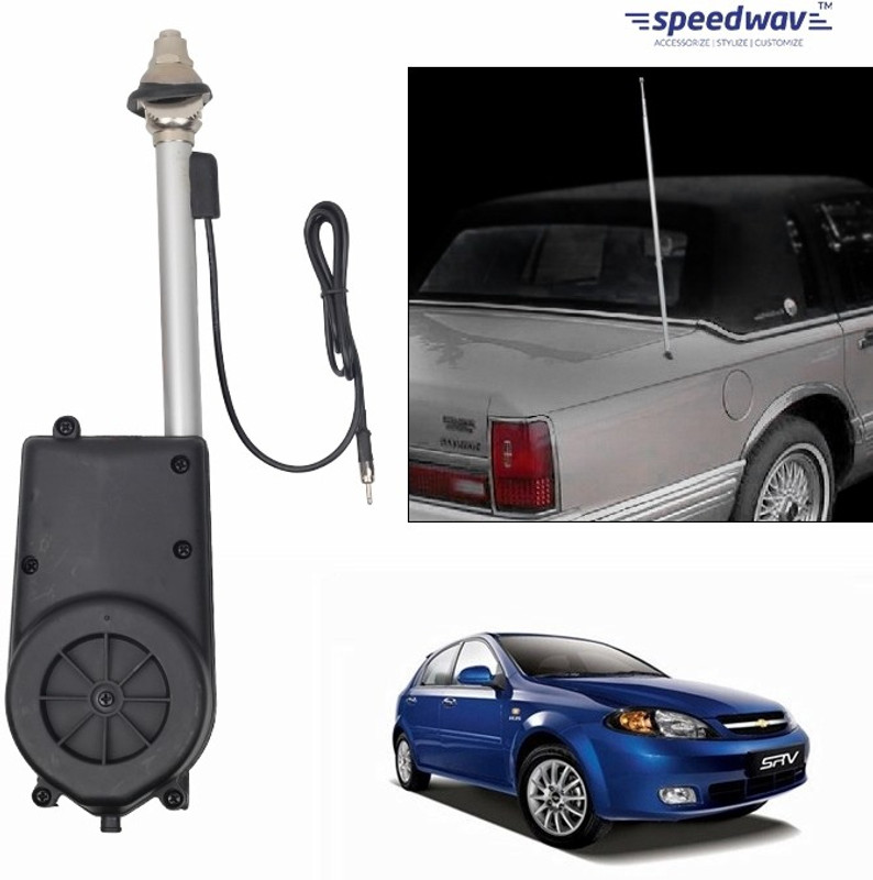 Speedwav Automatic Rollup FM/AM -Chevrolet Optra SRV Whip Vehicle Antenna