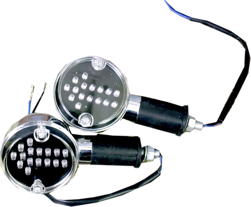 HMRA Power Front, Rear LED Indicator Light for Royal Enfield, Bajaj Avenger 220 DTS-i, Avenger 150, Classic, 500 EFI, Classic Desert Storm, Classic 500, Classic Chrome, Electra Twin Spark, Classic 350(Orange, Amber)