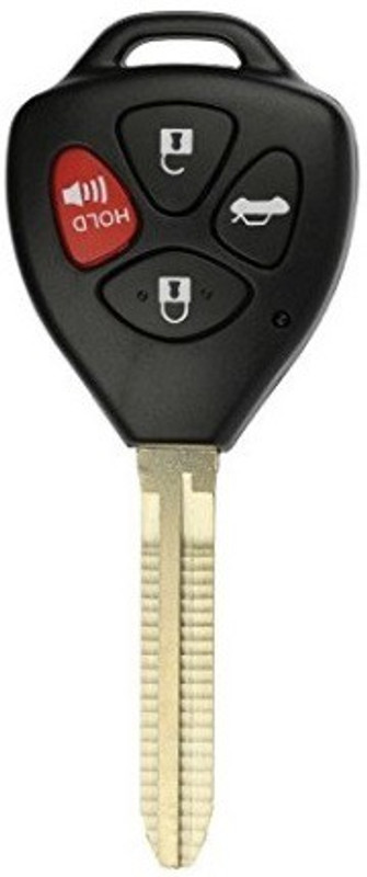 Keyzone.in replacement remote key shell for Toyota Innova / Fortuner 4b remote key Car Key Cover