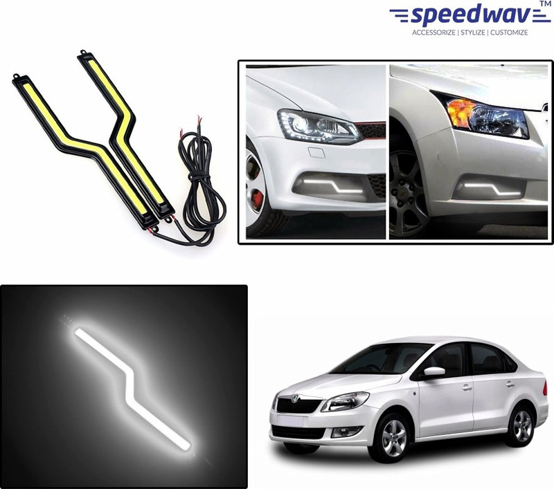 Speedwav Headlight LED for Skoda(Rapid, Pack of 2)