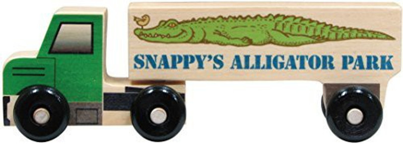 Maple Landmark Snappy'S Alligator Park Semitruck Made In Usa(Green)
