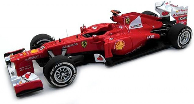 Bburago Ferrari Racing F1 F2012 Fernando Alonso(Red, White, Pack of: 1)
