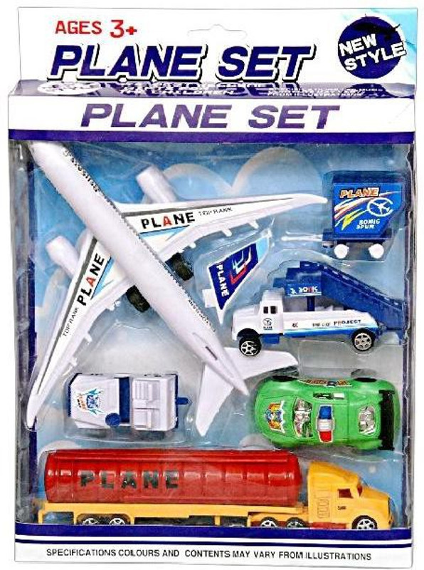 Homeshopeez Mini Plane Set - Assorted Colour(Multicolor, Pack of: 6)