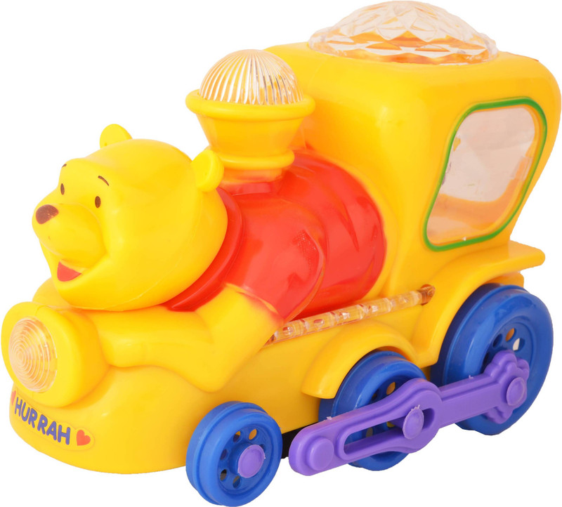 Just Toys Pooh Train(Yellow, Red)