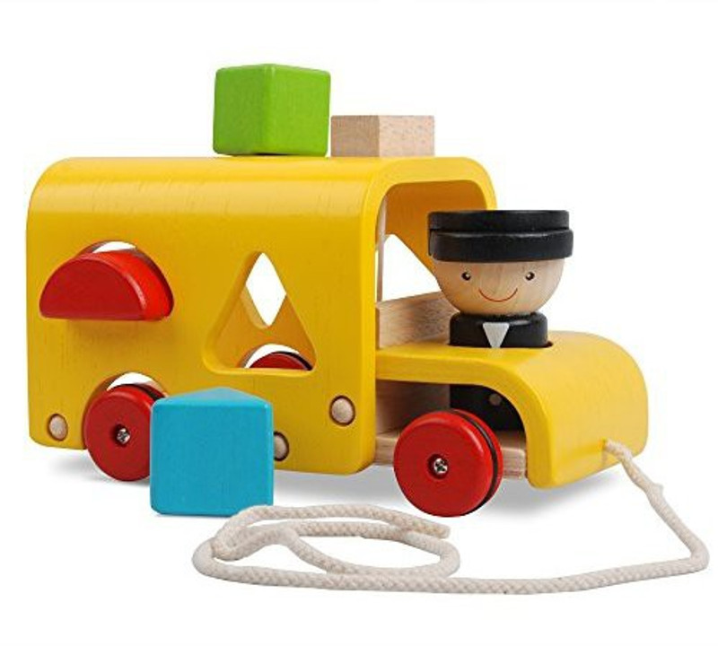 Plan Toys Sorting Bus(Multicolor)